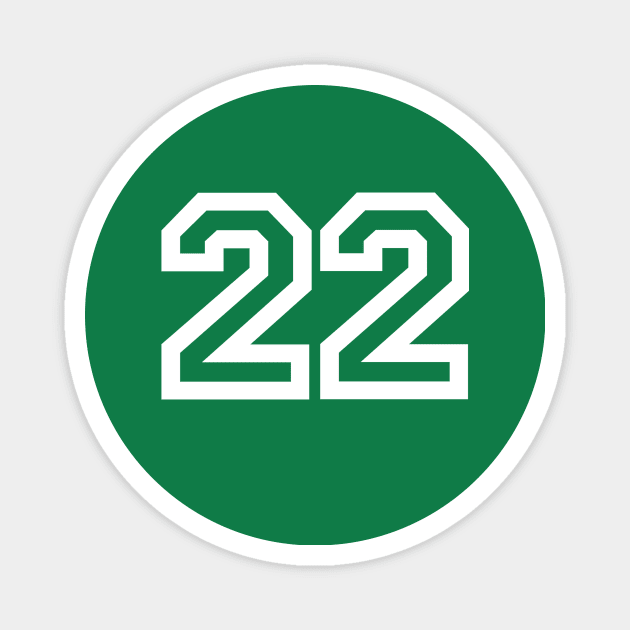 Sports Shirt #22 Magnet by One Stop Sports